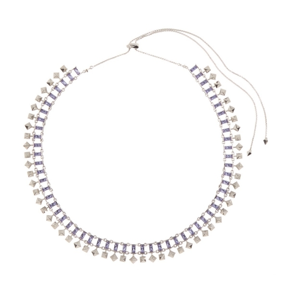 🔥LAST 1🔥NWT KENDRA SCOTT LILAC CRYSTAL NECKLACE - Picture 7 of 12